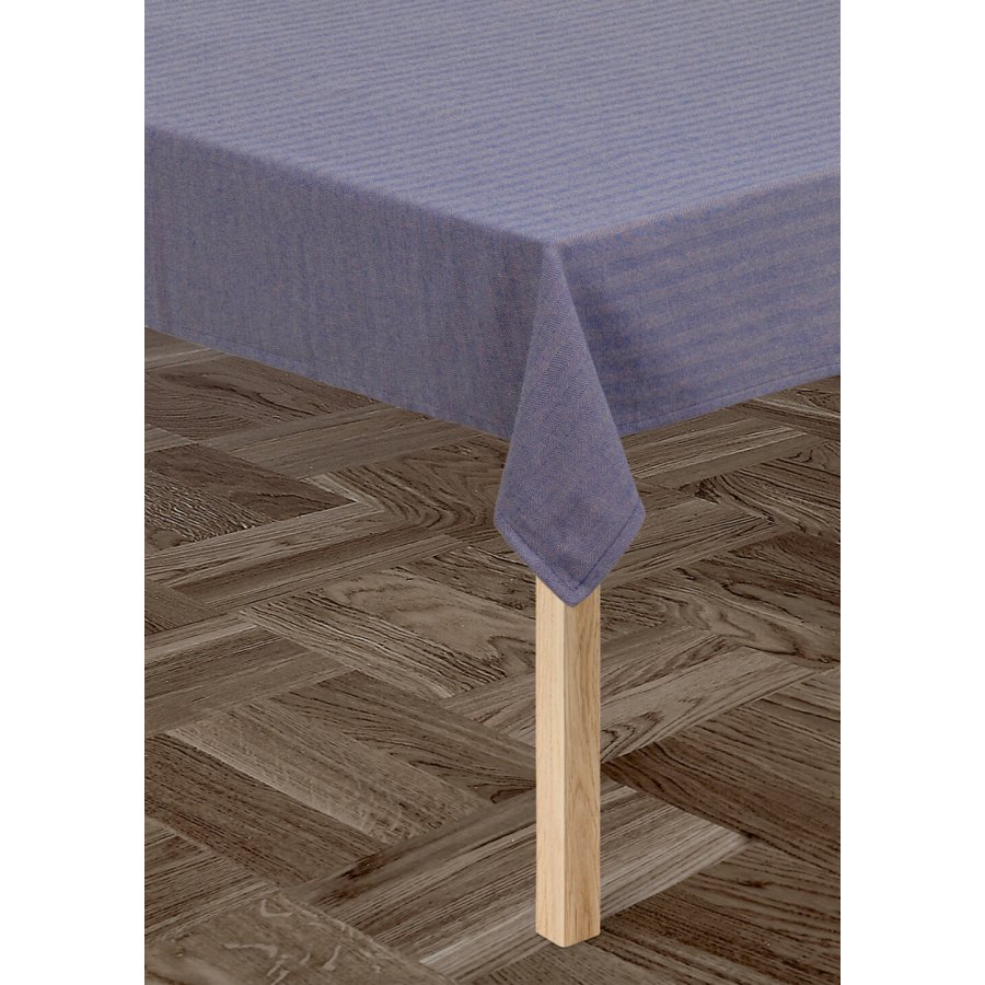 Lyngby Porceln Herringbone Tischdecke 150x370 cm, Blau