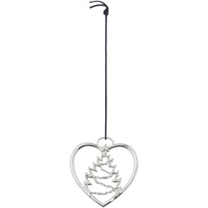 Rosendahl Karen Blixen Hjerte Juletr� H7,5 cm, Fors�lvet