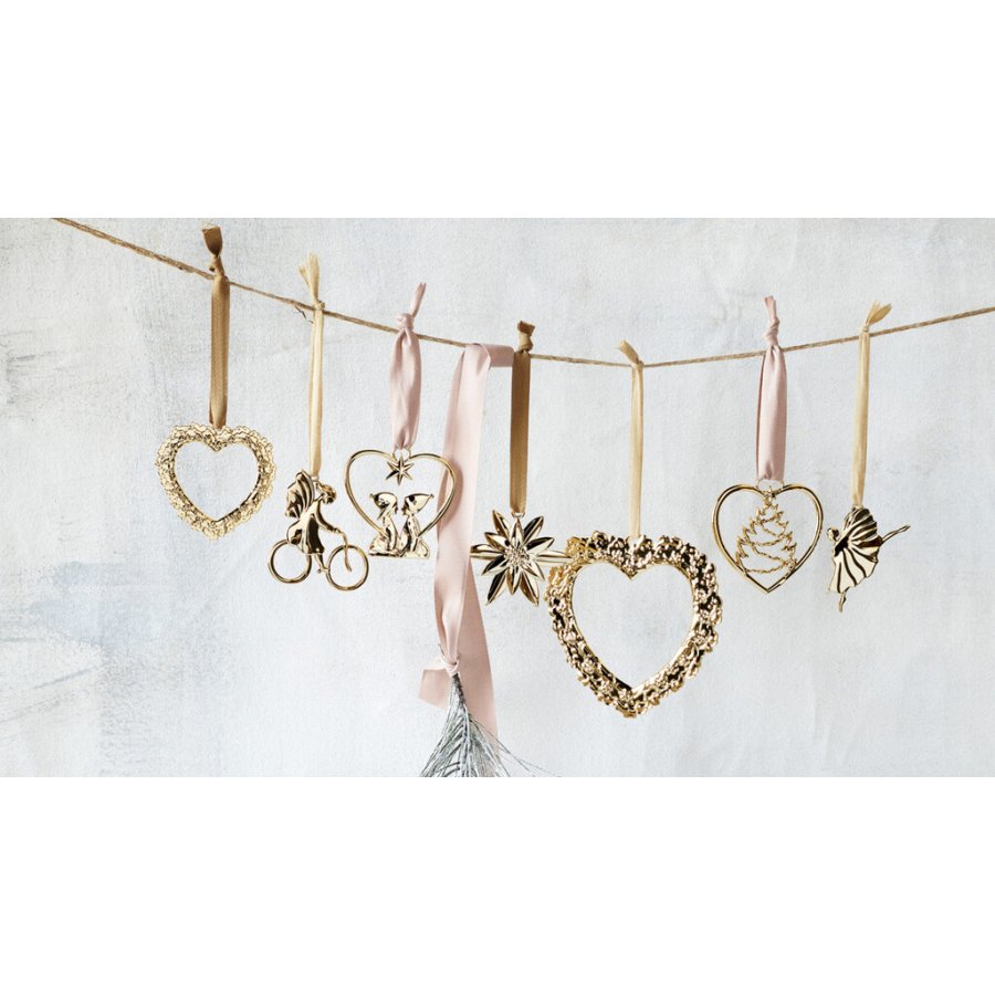 Rosendahl Karen Blixen Engelpige p� Cykel H7 cm, Forgyldt