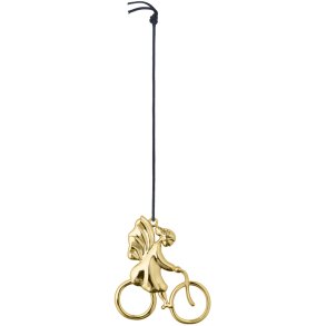 Rosendahl Karen Blixen Engelpige p� Cykel H7 cm, Forgyldt