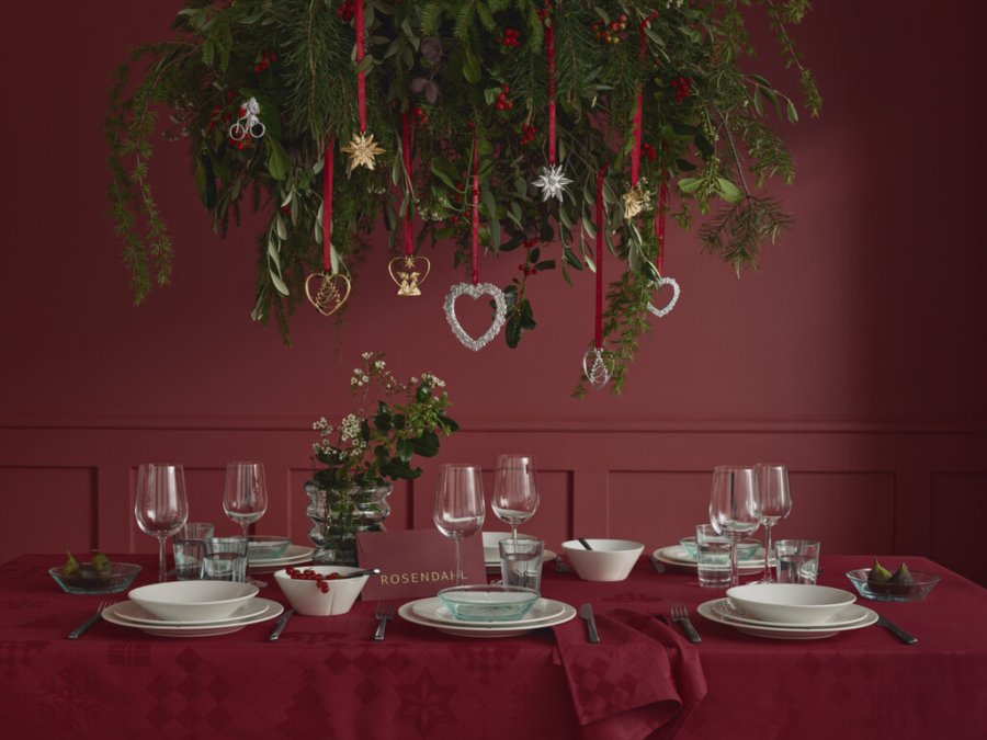 Rosendahl Karen Blixen Hjerte Juletr� H7,5 cm, Forgyldt