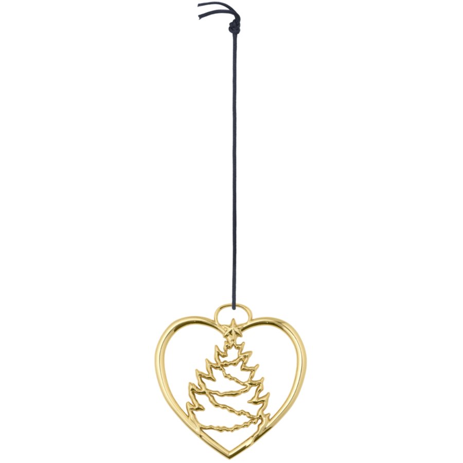 Rosendahl Karen Blixen Hjerte Juletr� H7,5 cm, Forgyldt