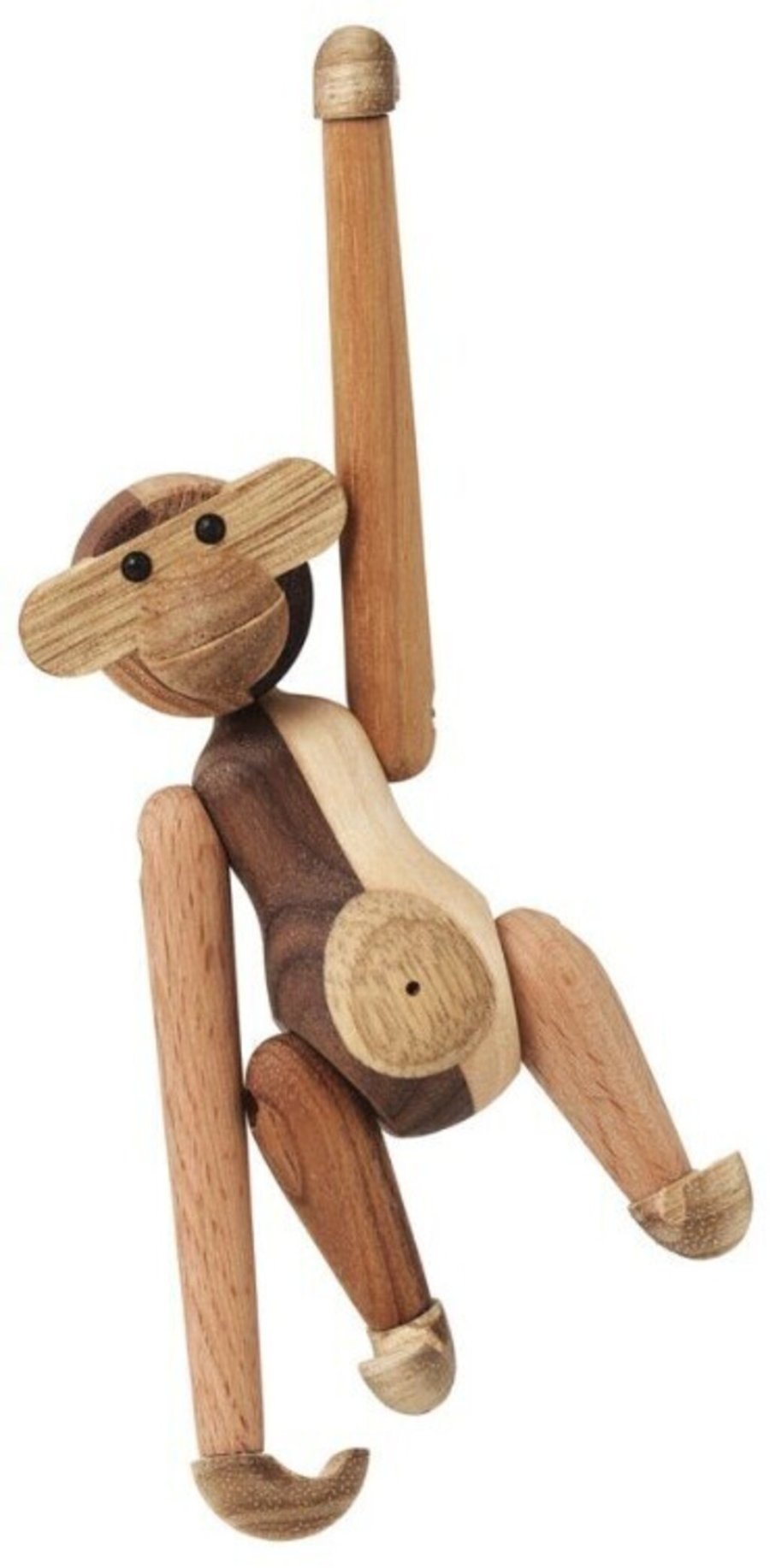 Kay Bojesen Monkey Mini berarbeitet 9,5 cm, Gemischtes Holz