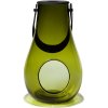 Holmegaard DWL Lanterne H25 cm, Olivengrn