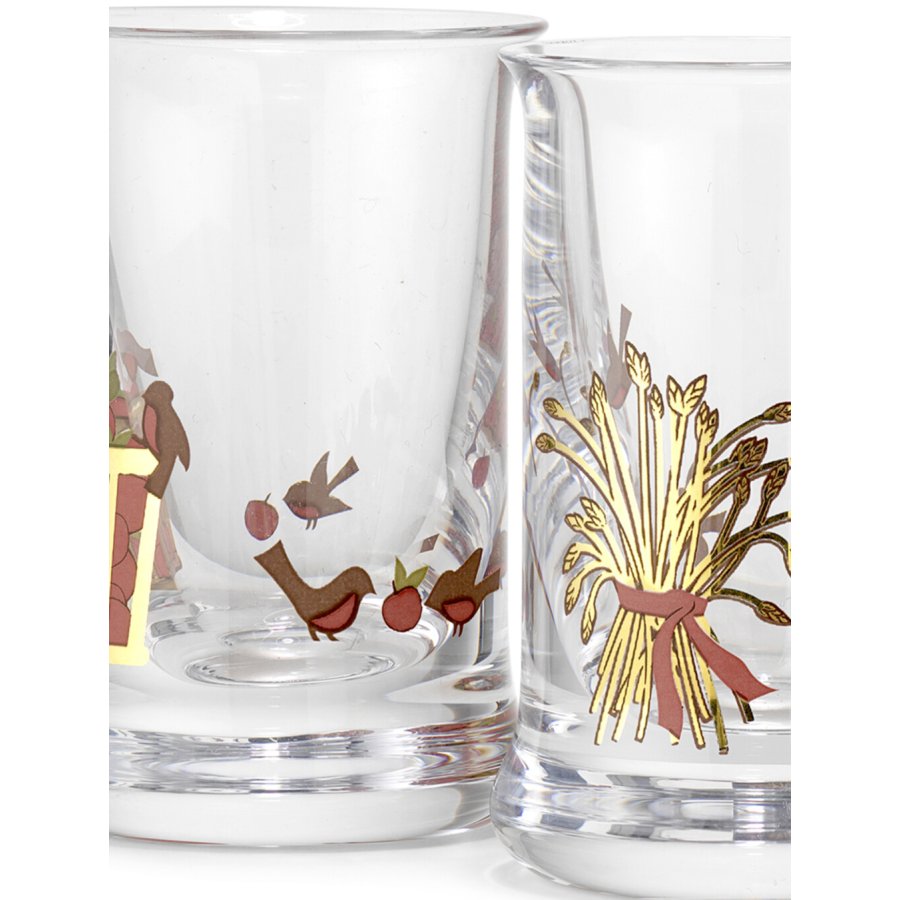 Holmegaard Christmas Schnapsglas 2022 2er Set 3 cl