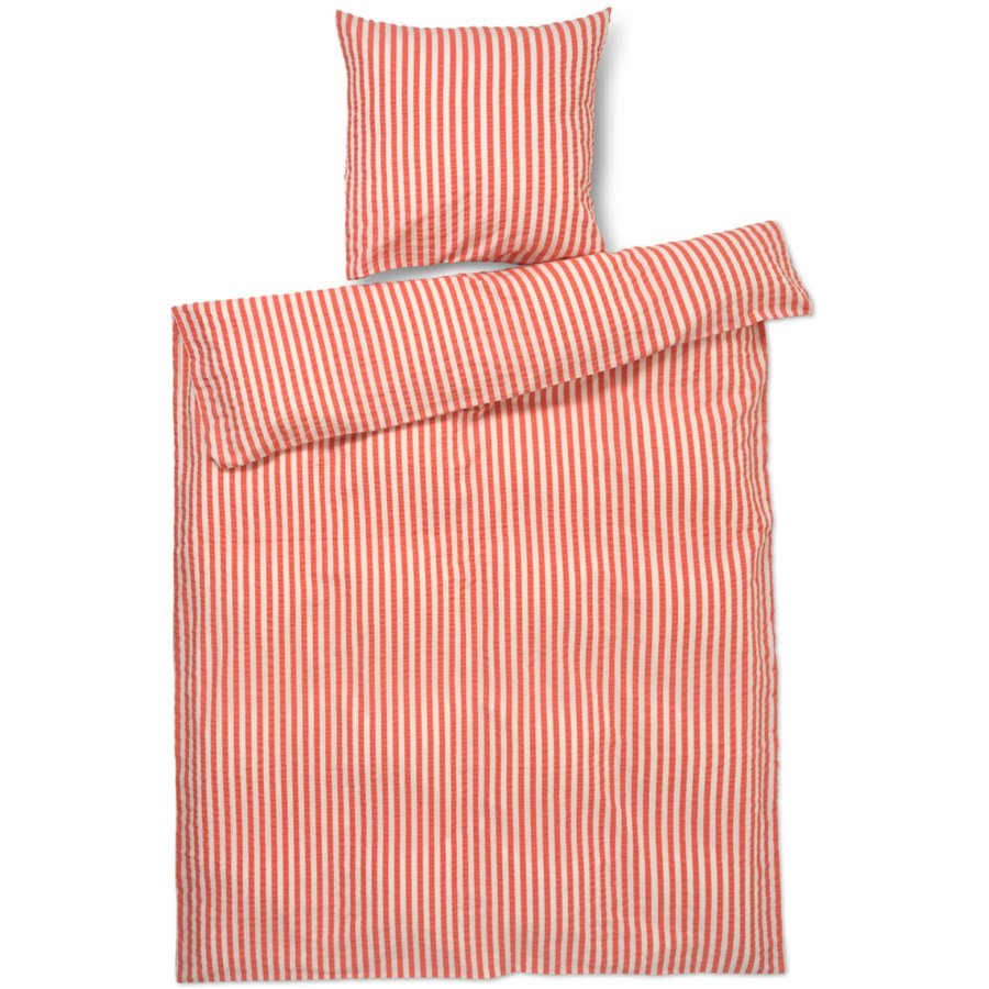 Juna B�k&B�lge Lines Senget�j 140x200 cm, Chili/Birk