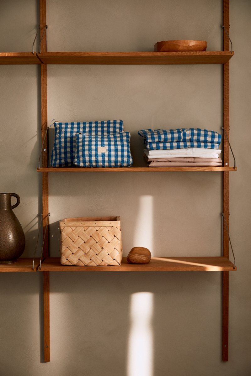 Juna Bk&Blge Karla Toilettaske 30x20 cm, Bl/Birk