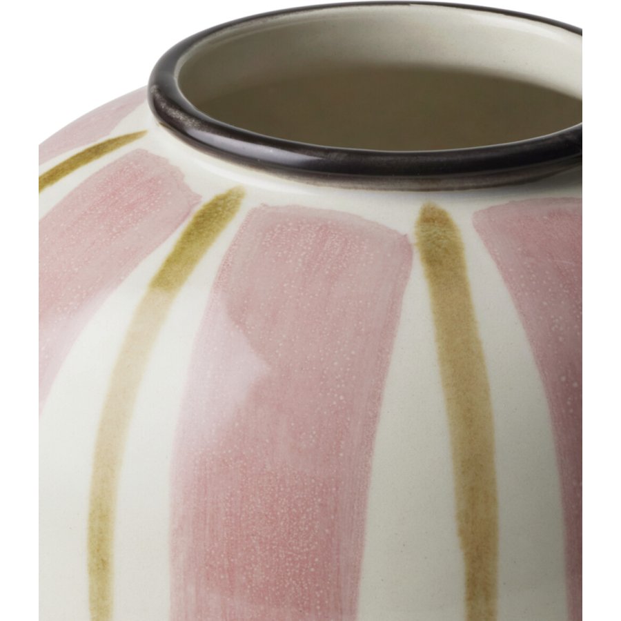 Kähler Canvas Vase H15 cm, Rosa