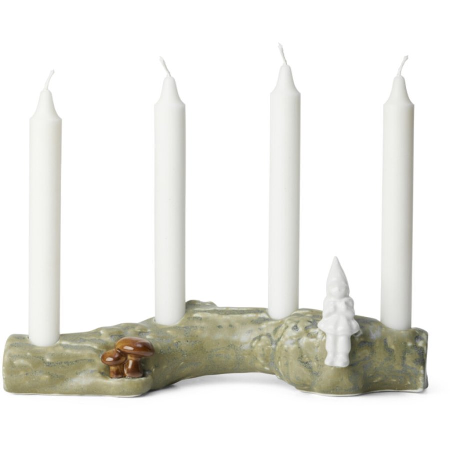 Kähler Christmas Tales Adventsstage H10 cm, Hvid