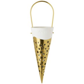 Khler Nobili Weihnachtsspitztte H15,5 cm, Gold