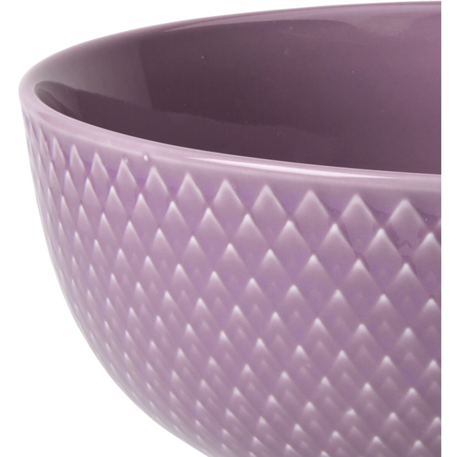 Lyngby Porceln Rhombe Color Schale 15,5 cm, Violett