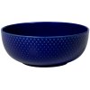 Lyngby Porceln Rhombe Color Schale 15,5 cm, Dunkelblau