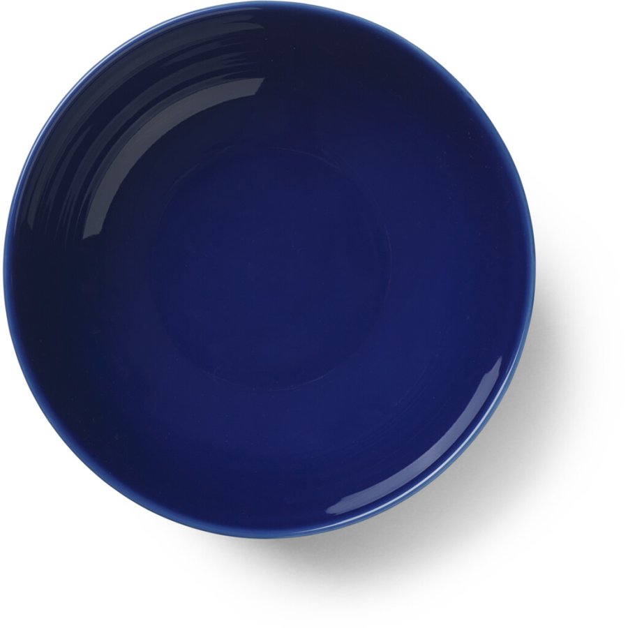 Lyngby Porceln Rhombe Color Skl 15,5 cm, Mrk Bl