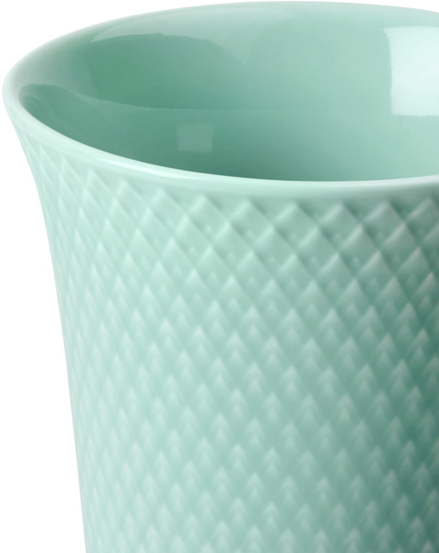 Lyngby Porceln Rhombe Color Vase H15 cm, Aqua