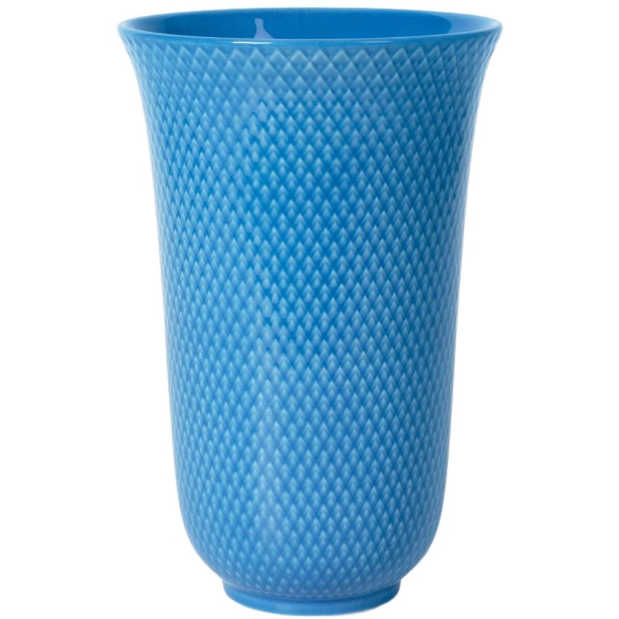 Lyngby Porceln Rhombe Color Vase H20 cm, Blau