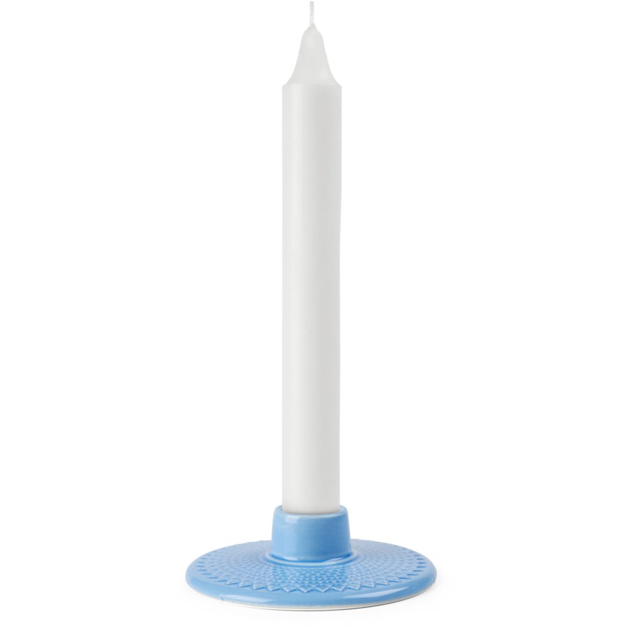 Lyngby Porceln Rhombe Color Kerzenständer H3 cm, Blau