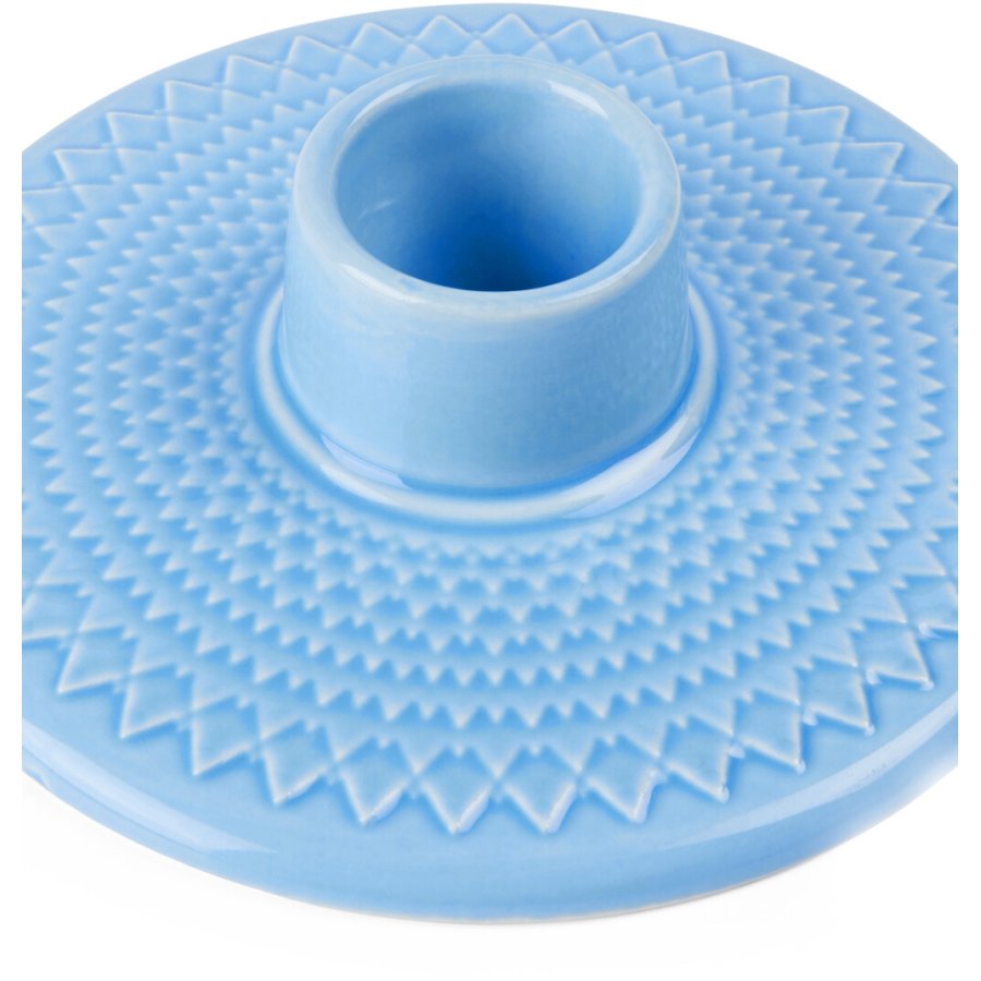 Lyngby Porceln Rhombe Color Kerzenständer H3 cm, Blau