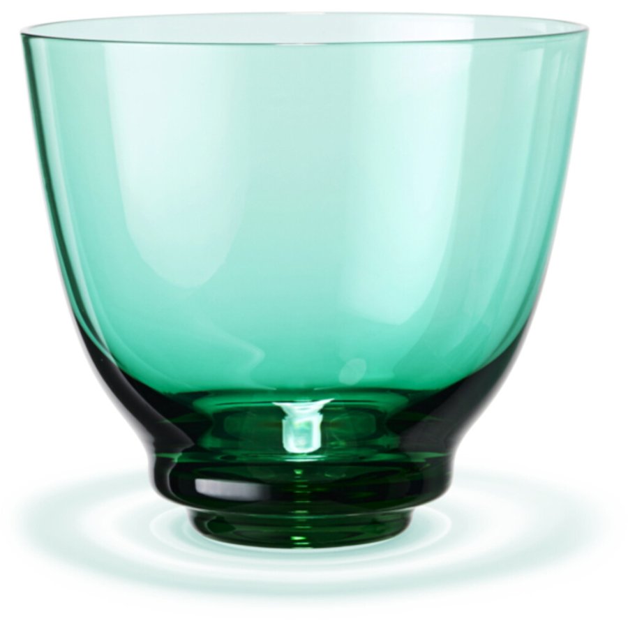 Holmegaard Flow Wasserglas 35 cl, Emerald Green