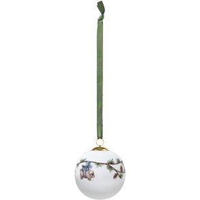 Kähler Hammershi Christmas Kugle 2023 6 cm, Hvid