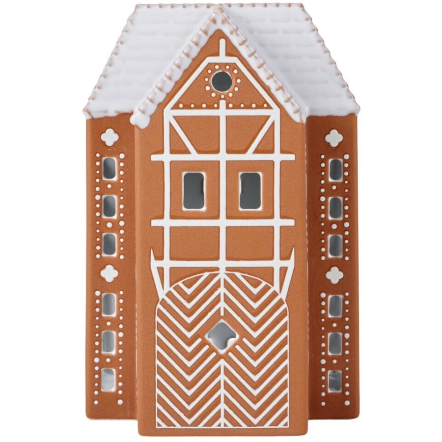 Khler Gingerbread Kerzenhaus H17 cm, Braun