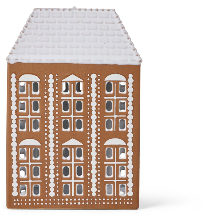 Khler Gingerbread Kerzenhaus H17 cm, Braun