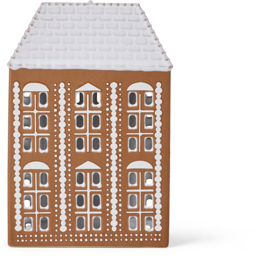 Khler Gingerbread Kerzenhaus H17 cm, Braun