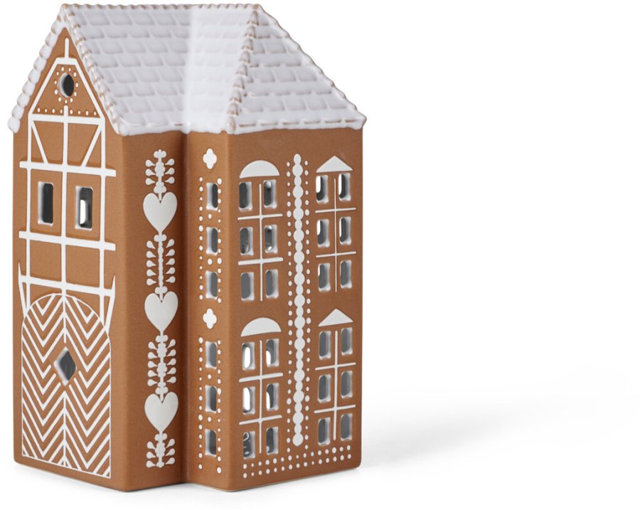 Khler Gingerbread Kerzenhaus H17 cm, Braun