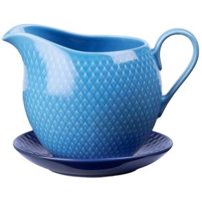 Lyngby Porceln Rhombe Color Saucenkanne 67 cl, Blau