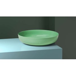 Lyngby Porceln Rhombe Color Serveringsskl 28 cm, Grn