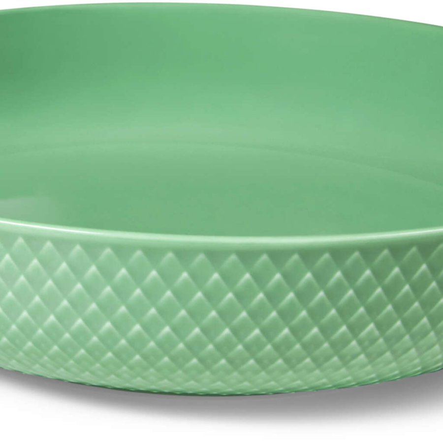 Lyngby Porceln Rhombe Color Servierschüssel 28 cm, Grün