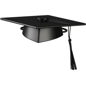 Kay Bojesen Absolventenhut, Schwarz