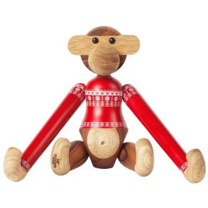 Kay Bojesen Abe Julesweater 2024 Lille 18,5 cm, Teak- og Limbatræ
