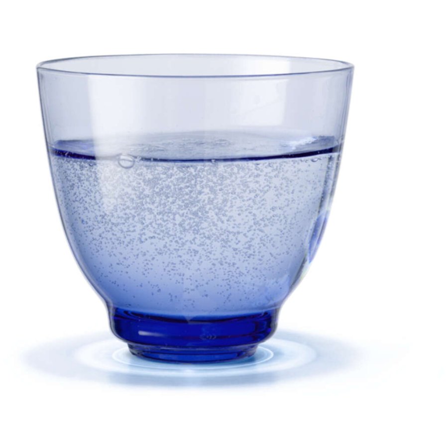 Holmegaard Flow Wasserglas 35 cl, Dunkelblau