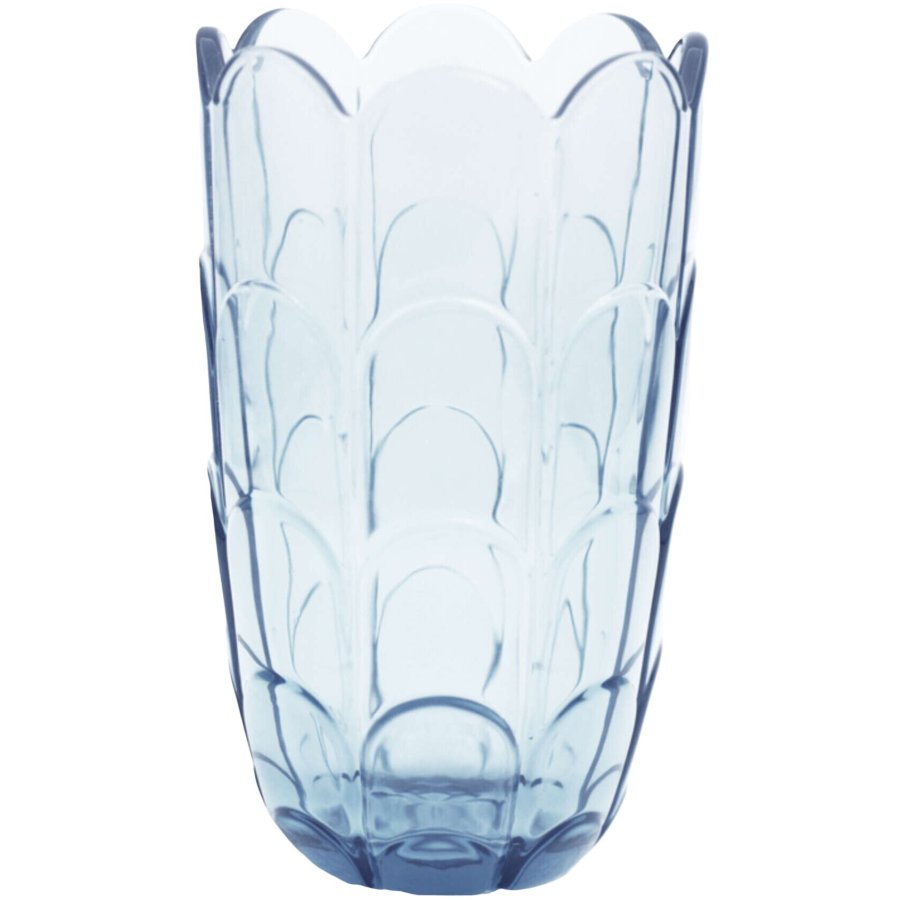 Holmegaard Lilie Vase H19 cm, Blue Iris