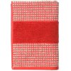 Juna Check Handtuch 70x140 cm, Rot/Sand