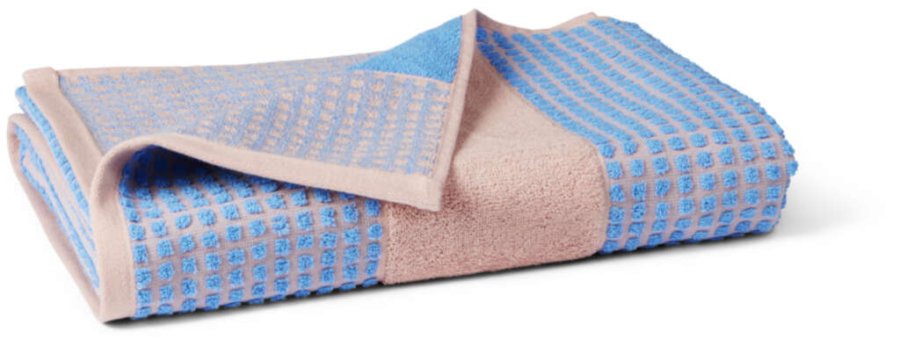 Juna Check H�ndkl�de 70x140 cm, Soft Pink/Bl�