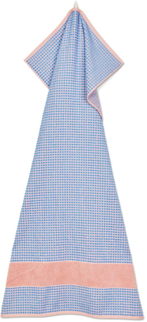 Juna Check H�ndkl�de 70x140 cm, Soft Pink/Bl�