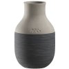 Khler Omaggio Circulare Vase H12,5 cm, Anthrazitgrau