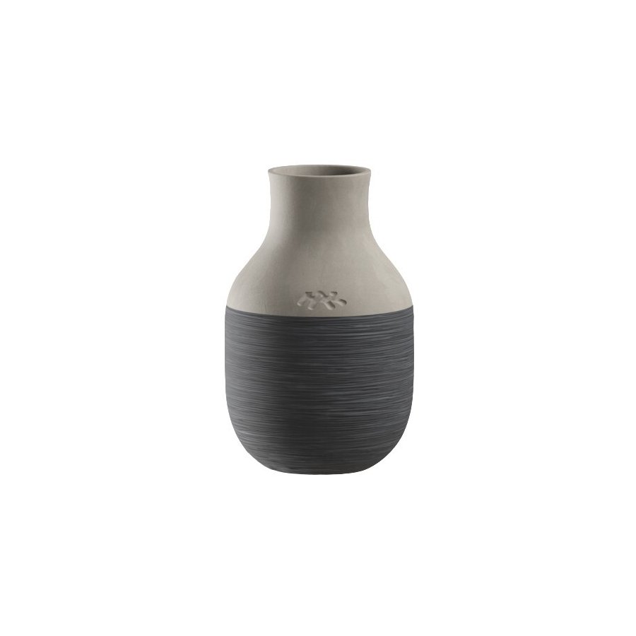 Khler Omaggio Circulare Vase H12,5 cm, Anthrazitgrau