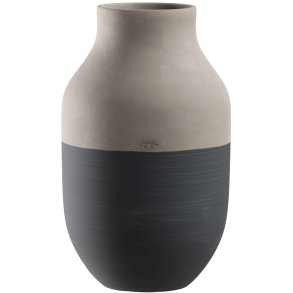 Kähler Omaggio Circulare Vase H31 cm, Antracitgrå