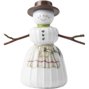 Kähler Hammershøi Christmas Snekone H11 cm, Hvid