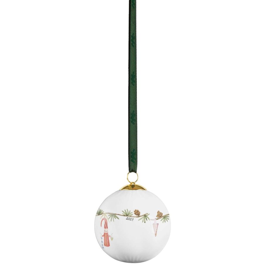 Khler Hammershi Weihnachtsball 2024 6 cm, Wei