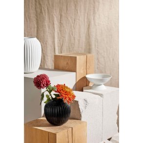 Kähler Hammershøi Vase H13 cm, Sort