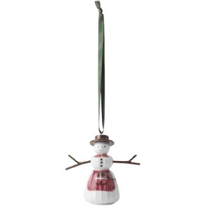 Kähler Hammershi Christmas Ophng Snekone H9 cm, Hvid