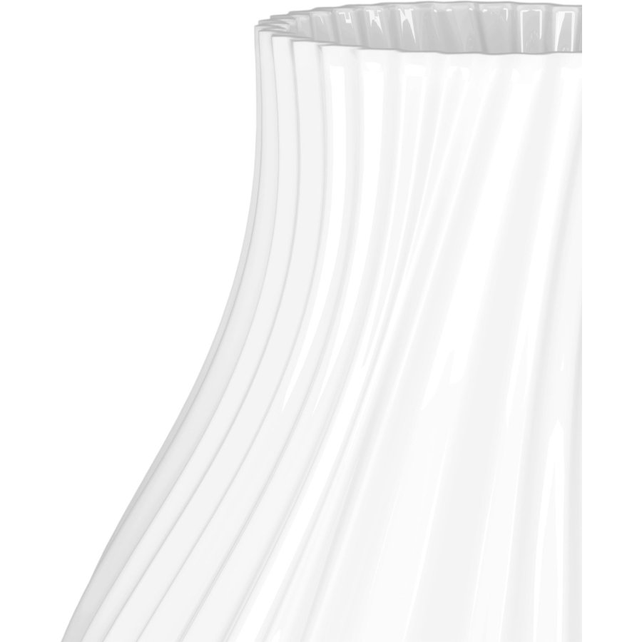 Lyngby Porceln Twist Vase H18 cm, Hvid