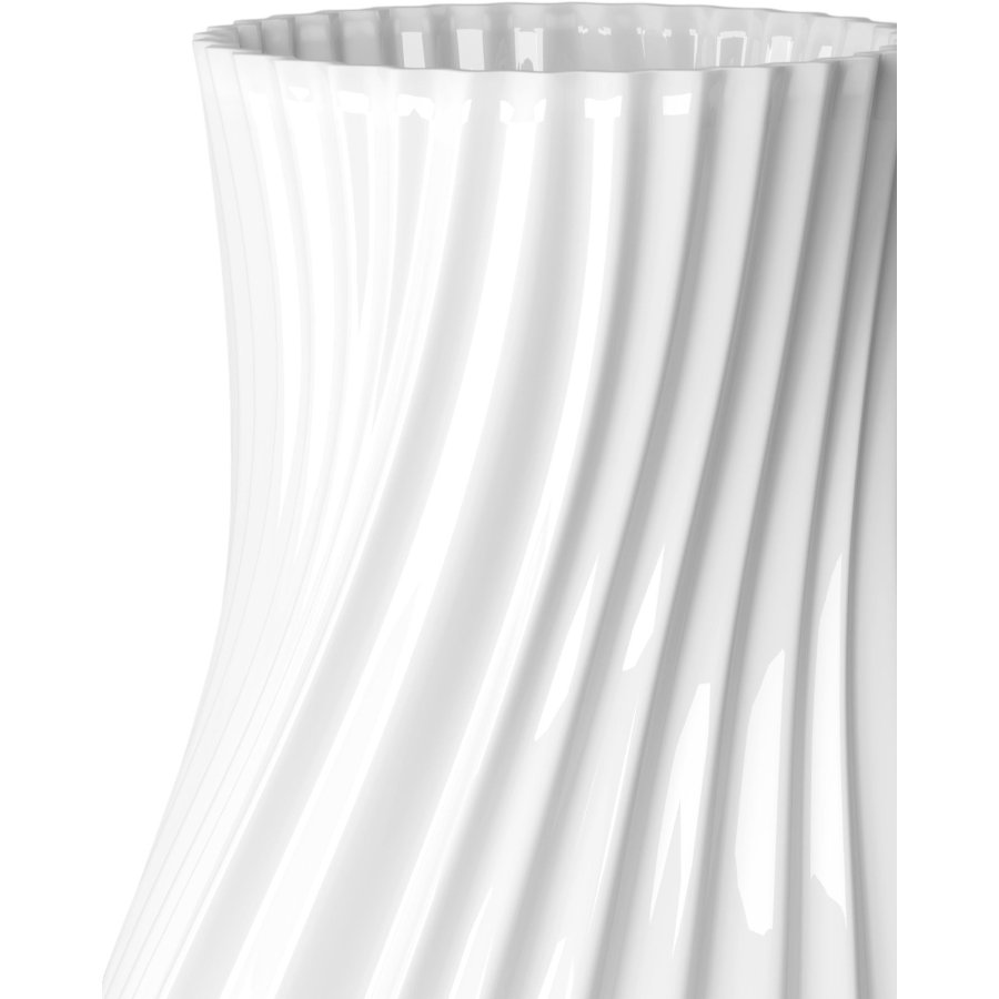 Lyngby Porceln Twist Vase H31 cm, Hvid