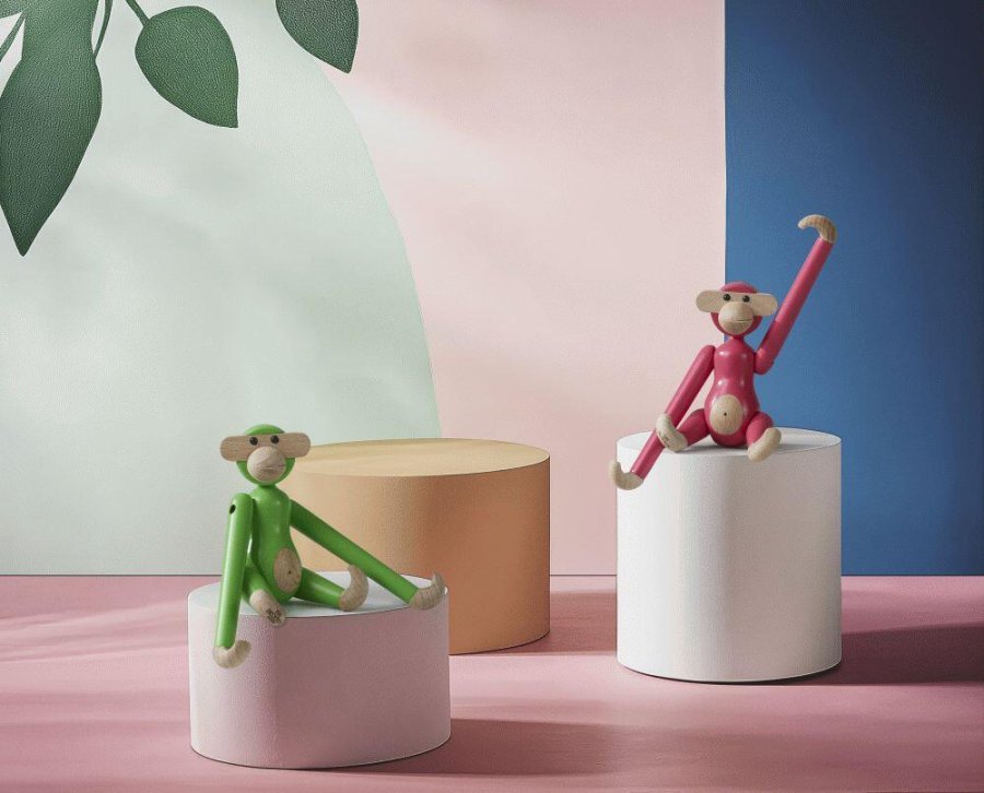 Kay Bojesen Affe Mini 9,5cm, Groen