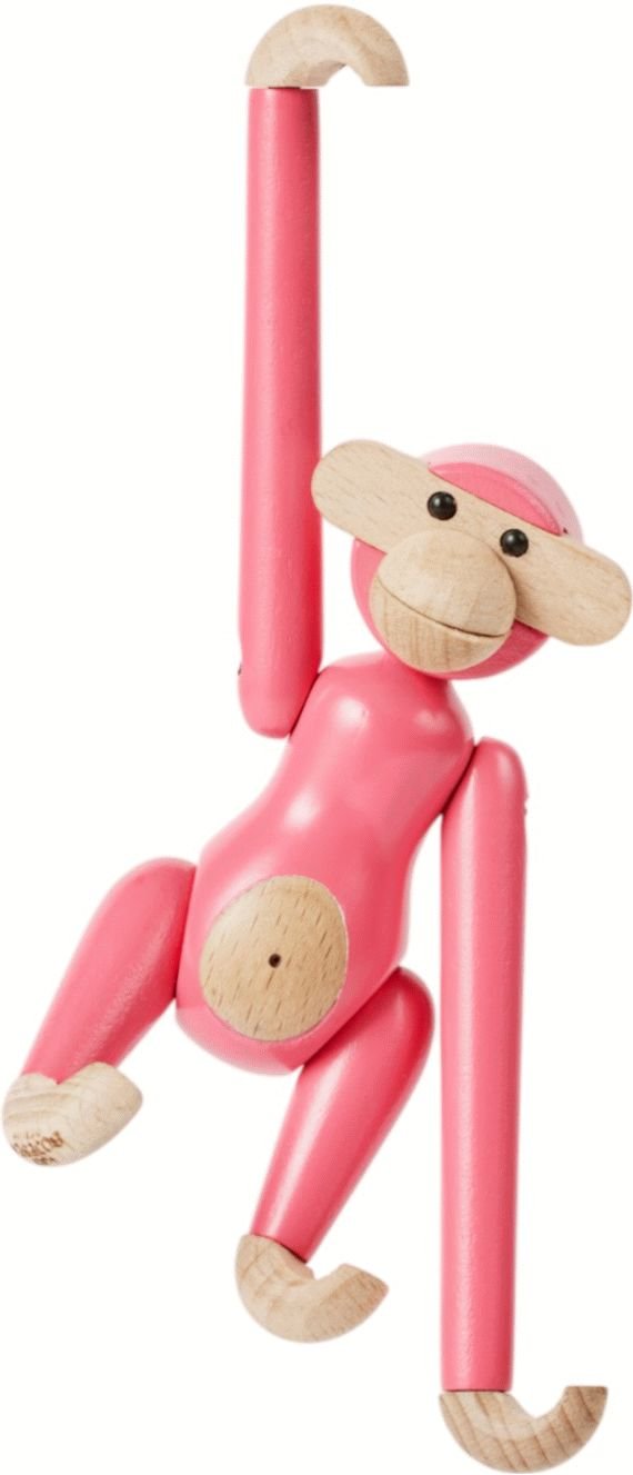 Kay Bojesen Affe Mini 9,5cm, Pink