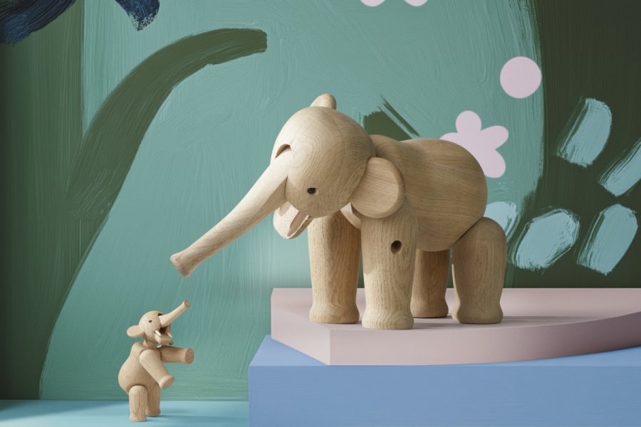 Kay Bojesen Elefant Stor 22 cm, Eg