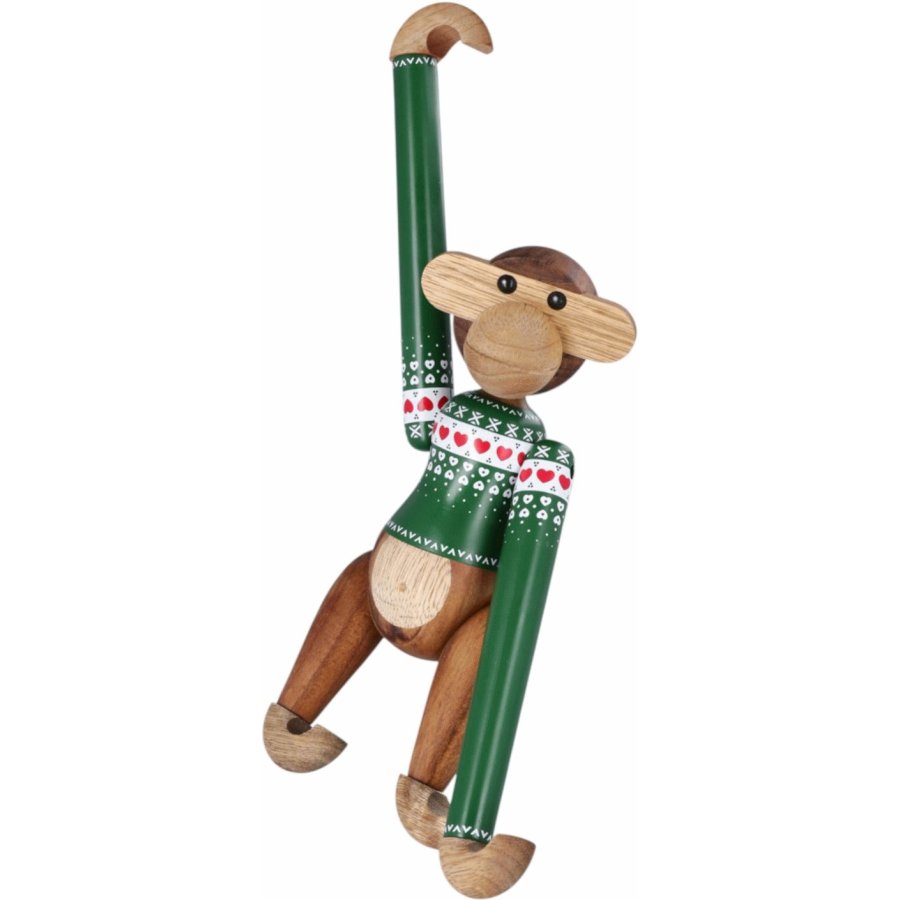 Kay Bojesen Abe Julesweater 2025 Lille 18,5 cm, Teak- og Limbatr